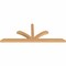 Ekena Millwork Richland Smooth Timber Gable Bracket, Western Red Cedar, 84"W x 31"H x 3 1/2"D x 3 1/2"F, 9/12 Pitch GBW084X31X0404RIC00SWR - alternate 5